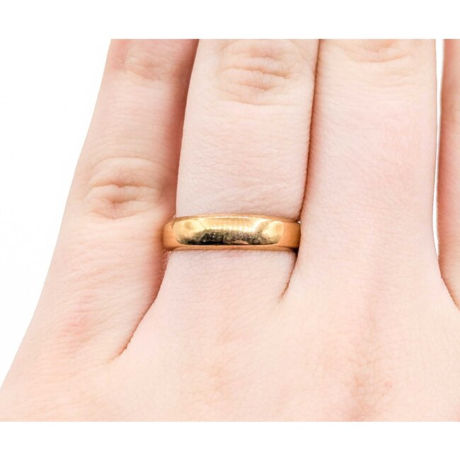 Ring Band 4.5mm English Birmingham 1898 22ky Sz6 3.9g 225010112