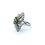 Ring Cocktail 3.82ctw Round, Marquise, Baguette Diamonds GIA 6.13ct Forest Green Demantoid Garnet 18kw 1.25x1" Sz6.5 11.58g 225010056