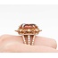 Ring Cocktail 2.00ctw Round & Marquise Diamonds 20ct Bi-Color (Yellow, Orange, Pink) Tourmaline 14kr 1.10x.95" Sz7.25 24.66g 225010053