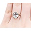 Ring Mid-Century Heart Filigree 12.2x10mm Aquamarine 9ky Sz6 3.92g 125020007