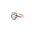Ring Mid-Century Heart Filigree 12.2x10mm Aquamarine 9ky Sz6 3.92g 125020007