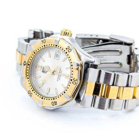 Watch Tag HeuerTwo Tone WK1320-0 30mm Stainless Steel 7.25" Box & Papers 224116604