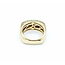 Ring Pave .53ctw Round Diamonds 14ky 9mm Sz7 10.72g 225010128