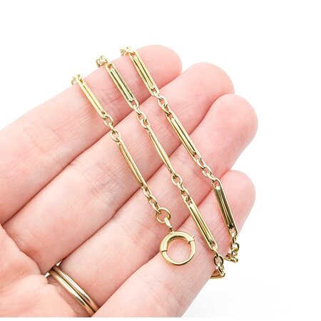 Necklace/FOB Vintage 14ky 2.5mm 13.75" 7.8g 225010120
