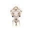 Brooch Heart, Crown, Spikes 7.50ct Opal 1.00ctw Sapphires 14ky 3x2.75" 15.52g 225010087