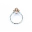 Ring Flower Motif .92ct Round (Center) Diamond .50ctw Diamonds 14ktt 11x11 sz7 5.3 225010047