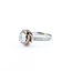 Ring Flower Motif .92ct Round (Center) Diamond .50ctw Diamonds 14ktt 11x11 sz7 5.3 225010047