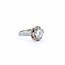 Ring Flower Motif .92ct Round (Center) Diamond .50ctw Diamonds 14ktt 11x11 sz7 5.3 225010047