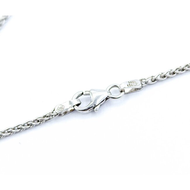 Pendant .05ctw Round Diamonds 34.54ct Bi-Color Green, Pink) Tourmaline 900pt 1.5x.4" 18" 17.62g 225010081