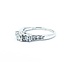 Ring 3-stone 1.0ctw Diamond Diamonds 14kw 4.3mm sz7 3.13g 225010049