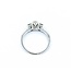 Ring 3-stone 1.0ctw Diamond Diamonds 14kw 4.3mm sz7 3.13g 225010049