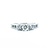 Ring 3-stone 1.0ctw Diamond Diamonds 14kw 4.3mm sz7 3.13g 225010049