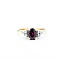 Ring .06ctw Round Diamonds .83ct Ruby 14ky 7mm Sz6.5 3.54g 225010070