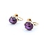 Earrings Mid-Century Screwback 10x8mm Star Rubies 14ky 16.5x9.5" 6.5g 225010096