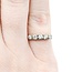 Ring 5 Stone .36ctw Round Diamonds 14ky Sz4.5 1.5g 225010113