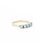 Ring 5 Stone .36ctw Round Diamonds 14ky Sz4.5 1.5g 225010113