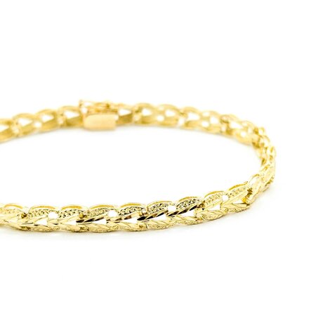 Bracelet Diamond Cut 14ky 4.5mm 7" 7.2g 225010124