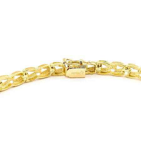 Bracelet Diamond Cut 14ky 4.5mm 7" 7.2g 225010124
