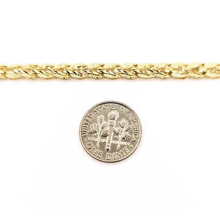 Bracelet Diamond Cut 14ky 4.5mm 7" 7.2g 225010124
