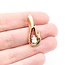 Pendant Freeform .52ct Pear Diamond 14ky 30x11mm 4.2g 225010129
