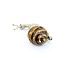 Brooch Mid-Century Snail .02ctw Rubies 18kw 1.5x.7" 9.02g 225010098