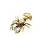 Brooch Mid-Century, Lobster .14ctw Rubies 18ky 1.6x1.25" 9.5g 225010102
