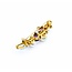 Brooch Bar  .25ctw Round Diamonds 7-8.5mm Pearl 4ctw Tourmaline, Amethyst, Aquamarine 14ky 2.1x.6" 10.68g 225010092