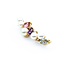 Brooch Bar  .25ctw Round Diamonds 7-8.5mm Pearl 4ctw Tourmaline, Amethyst, Aquamarine 14ky 2.1x.6" 10.68g 225010092