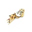 Brooch Mid-Century Exotic Song Bird .05ctw Round Diamonds .85ctw Sapphires & Rubies .85x.55" Mother-of-Pearl 14ky 2.75x1" 14.93g 225010095