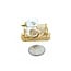 Brooch Duck Motif .27ctw Round Diamonds 15x12mm Pearl 18x15mm Pearl 14ky 1.4x1.1" 18.63g 225010091