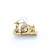 Brooch Duck Motif .27ctw Round Diamonds 15x12mm Pearl 18x15mm Pearl 14ky 1.4x1.1" 18.63g 225010091