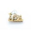 Brooch Duck Motif .27ctw Round Diamonds 15x12mm Pearl 18x15mm Pearl 14ky 1.4x1.1" 18.63g 225010091