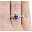 Ring .06ctw Round Diamonds 1.06ct Blue Tanzanite 14kw Sz6.5 2.99g 225010104