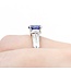 Ring .06ctw Round Diamonds 1.06ct Blue Tanzanite 14kw Sz6.5 2.99g 225010104