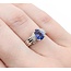 Ring .06ctw Round Diamonds 1.06ct Blue Tanzanite 14kw Sz6.5 2.99g 225010104