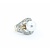Ring Milgrain .65ctw Round & Marquise Diamonds 11mm Pearl 18tt .6" Sz7.25 8.31g 225010059