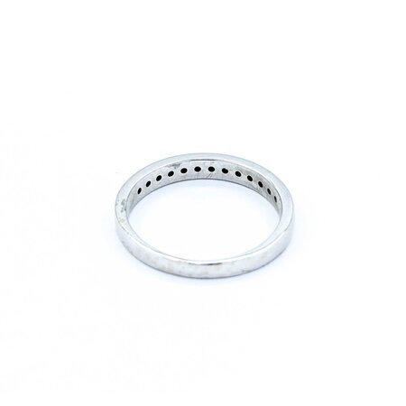 Ring Channel Set .25ctw Round Diamonds 14kw 3mm sz7.5 2.5g 225010050