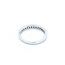 Ring Channel Set .25ctw Round Diamonds 14kw 3mm sz7.5 2.5g 225010050