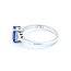 Ring .04ctw Round Diamonds 1ct Purple Tanzanite 14kw Sz7 2.87g 225010082