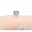 Ring .04ctw Round Diamonds 1ct Purple Tanzanite 14kw Sz7 2.87g 225010082