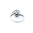Ring .44ctw Baguette Diamonds 1.00ct Sapphire 18kw Sz6.5 4.54g 225010085