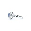 Ring .44ctw Baguette Diamonds 1.00ct Sapphire 18kw Sz6.5 4.54g 225010085