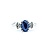 Ring 1.21ct Sapphire .06ctw Sapphire 14kw Sz5 2.75g 225010079