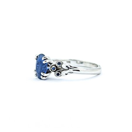 Ring 1.21ct Sapphire .06ctw Sapphire 14kw Sz5 2.75g 225010079