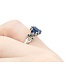 Ring 1.21ct Sapphire .06ctw Sapphire 14kw Sz5 2.75g 225010079