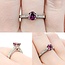 Ring Milgrain .38ctw Round Diamonds .72ct Ruby 950pt Sz6.5 5.05g 225010071