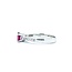 Ring Milgrain .38ctw Round Diamonds .72ct Ruby 950pt Sz6.5 5.05g 225010071