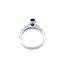 Ring Milgrain .38ctw Round Diamonds .72ct Ruby 950pt Sz6.5 5.05g 225010071
