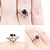 Ring .30ctw Baguette Diamonds .93ct Ruby 18kw Sz6 2.56g 225010086