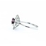 Ring .30ctw Baguette Diamonds .93ct Ruby 18kw Sz6 2.56g 225010086